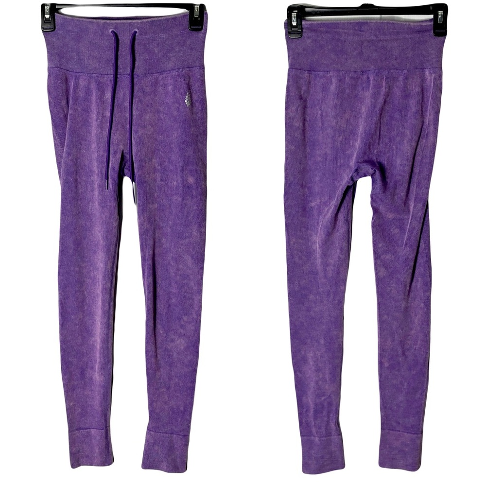 Nwot FP Movement Purple Go To Leggings Womens XS High Rise Adjustable Stretch